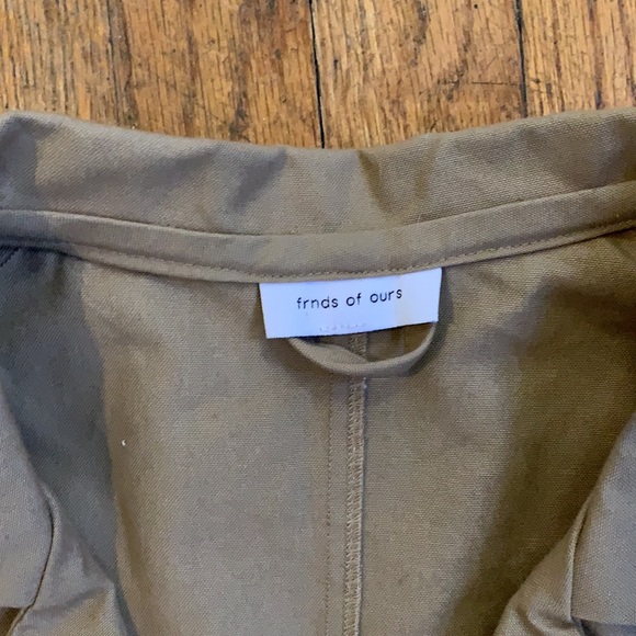 frnds of ours mid sleeve canvas chore coat - Picture 2 of 4